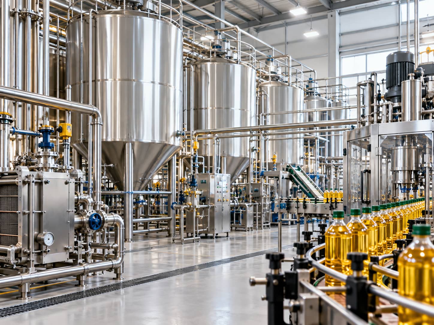 Modern oil processing mill