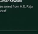 Latest award
