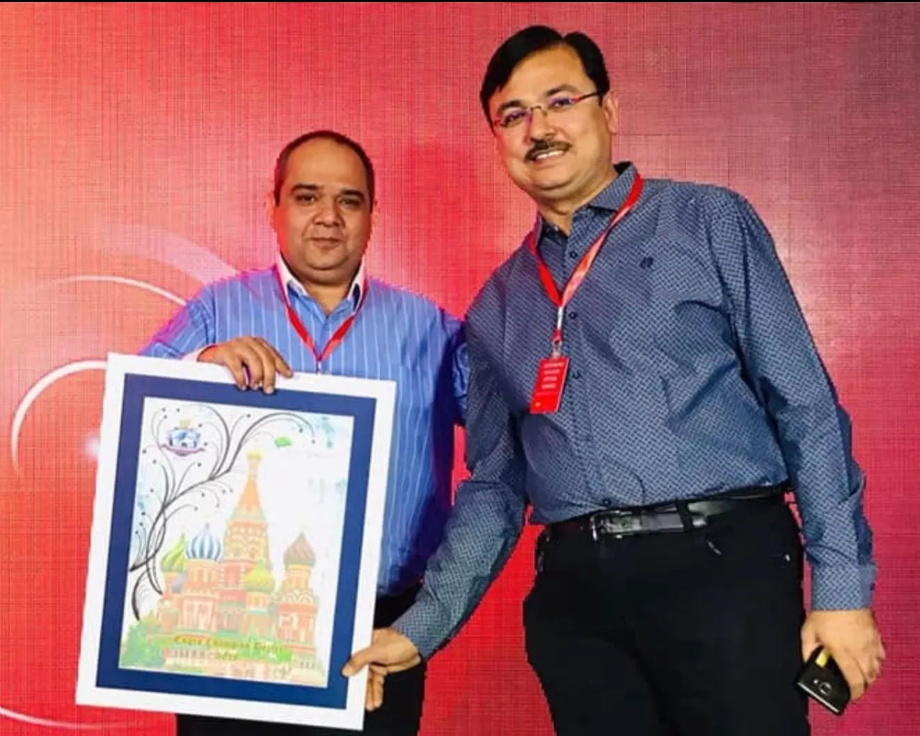 Amit Kumar receiving engro company