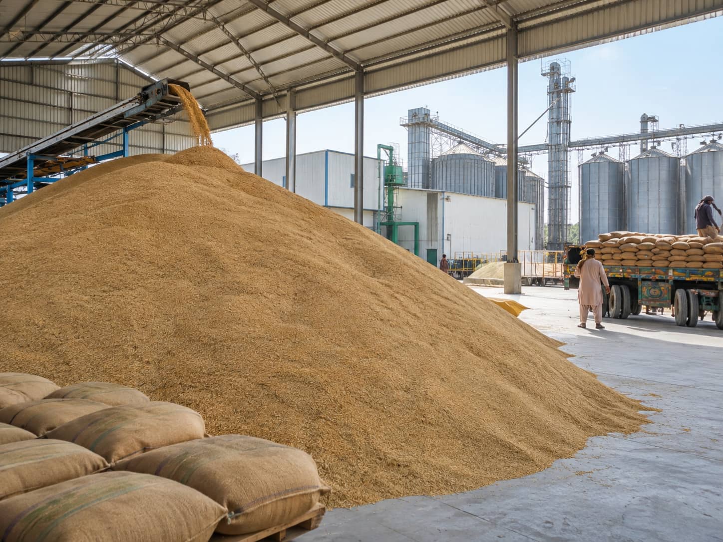 Paddy receiving facility
